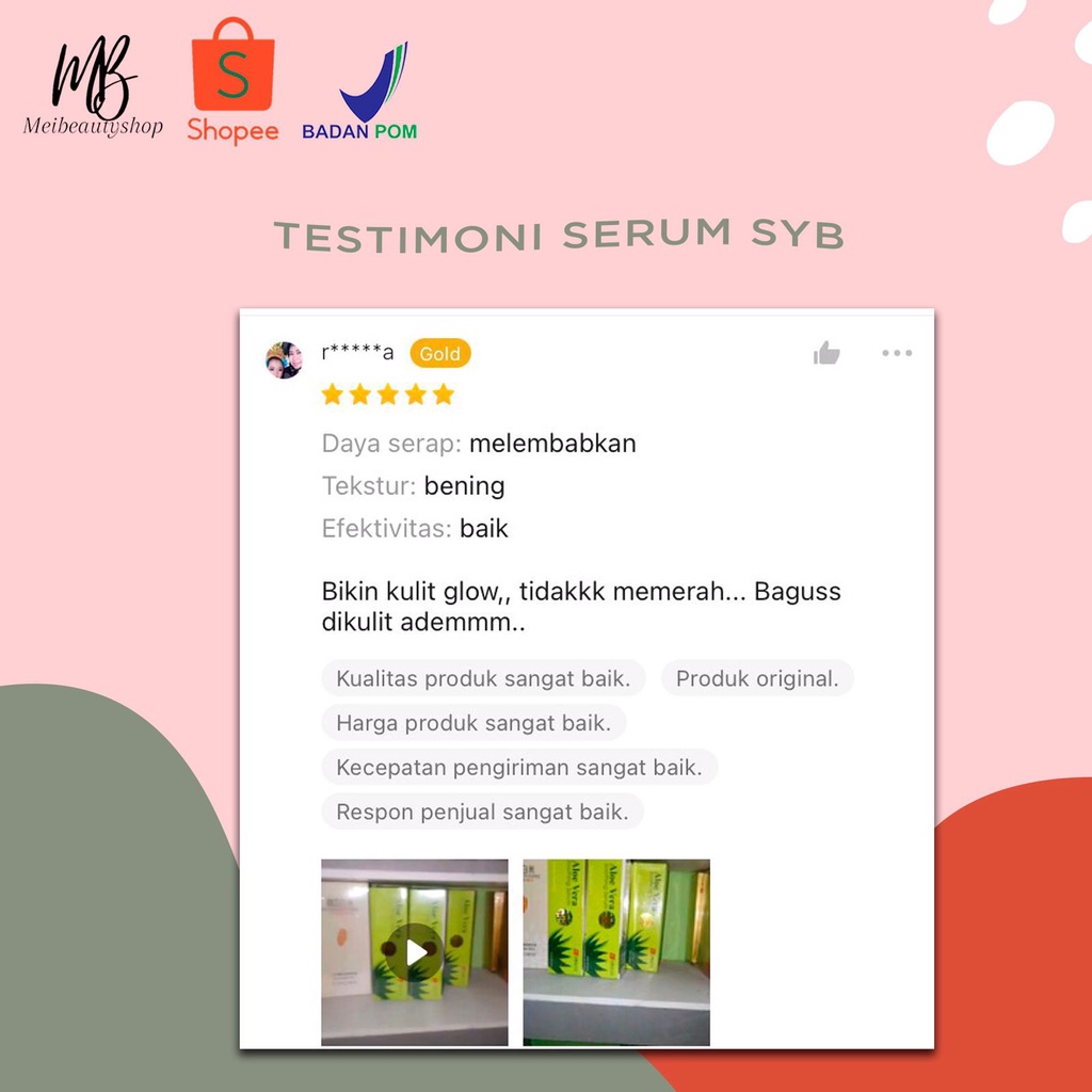 SYB Forte Serum Vitamin C / Aloe Vera / Collagen / Red Jelly / Gold / Acne