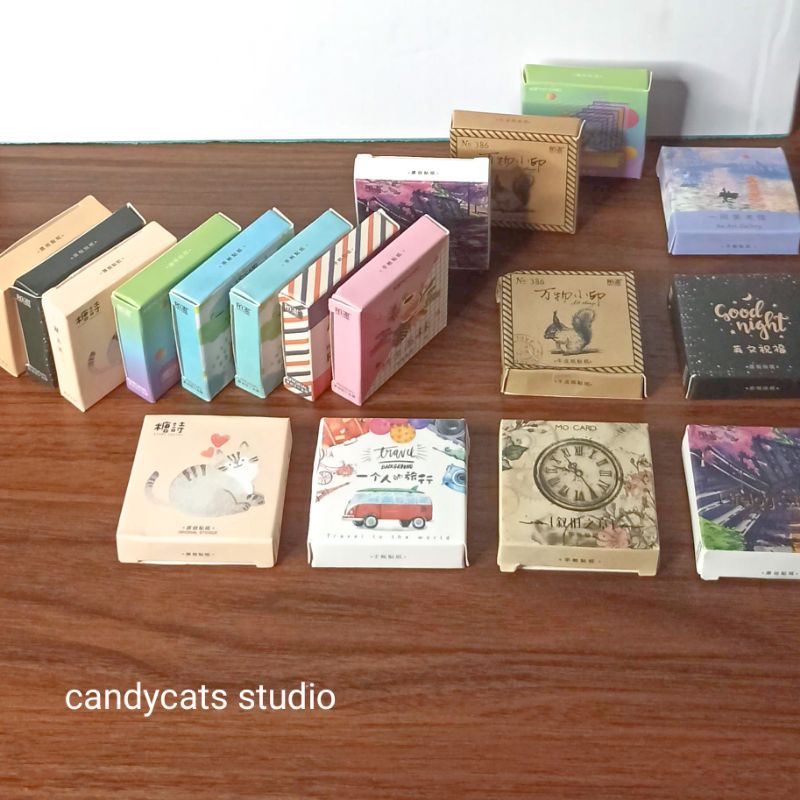 

[CANDYCATS] STIKER/STICKER AESTHETIC LUCU KAWAII SCRAPBOOK PLANNER BUJO BULLET JOURNAL DECO NOTE