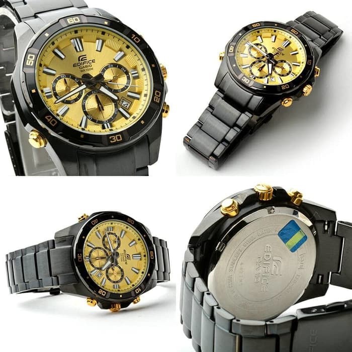 jam tangan / Watch_Id PRIA ORIGINAL CASIO EDIFICE EFR-534BK-9A