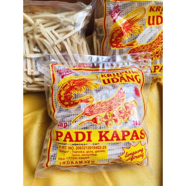 

Kerupuk Udang Stick CAP PADI KAPAS