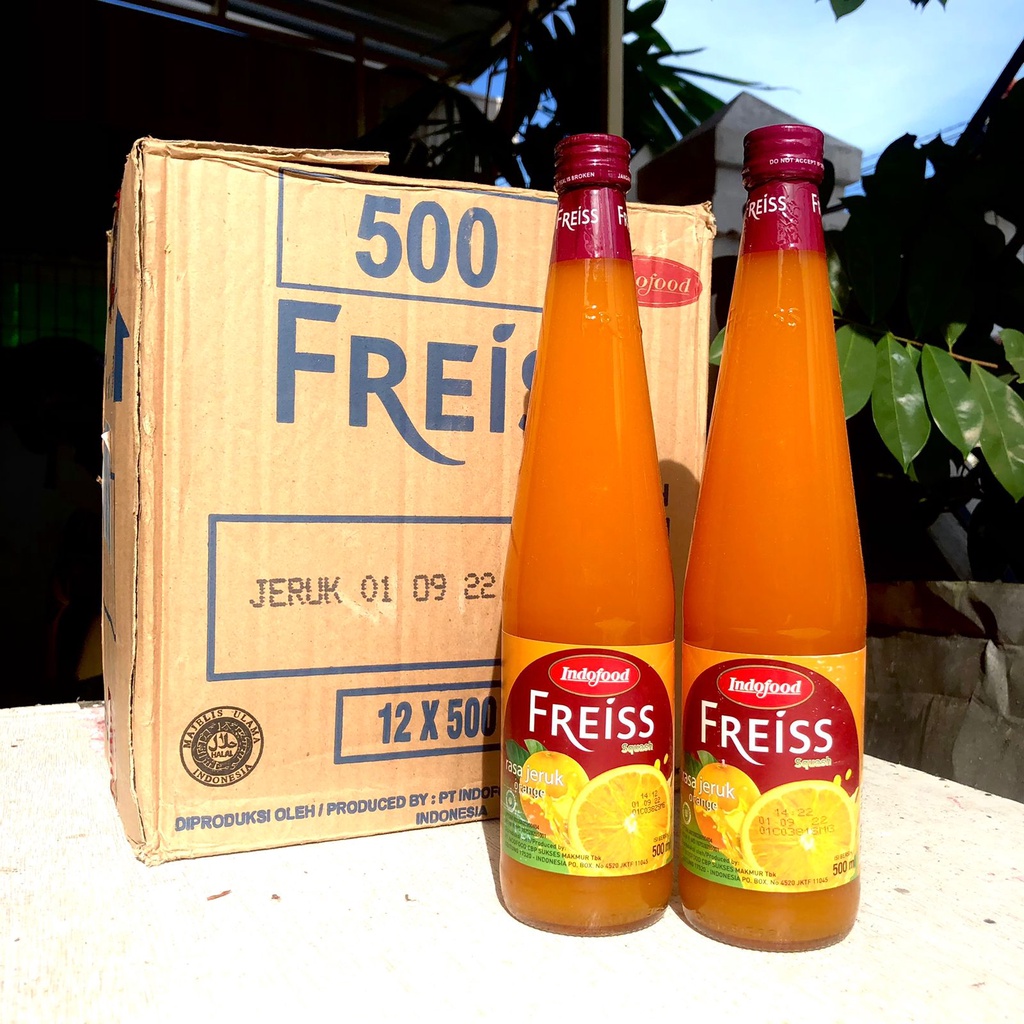 Jual Indofood Freiss Squash Sirup Jeruk 500ml Shopee Indonesia 9683