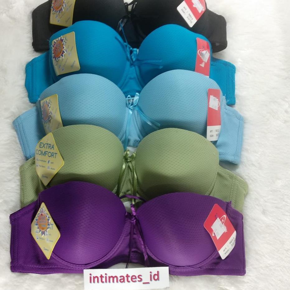 ➹ BH Sorex Exclusive Kawat Busa Tali bisa Lepas - Sorex Cup Setengah Bra ◊