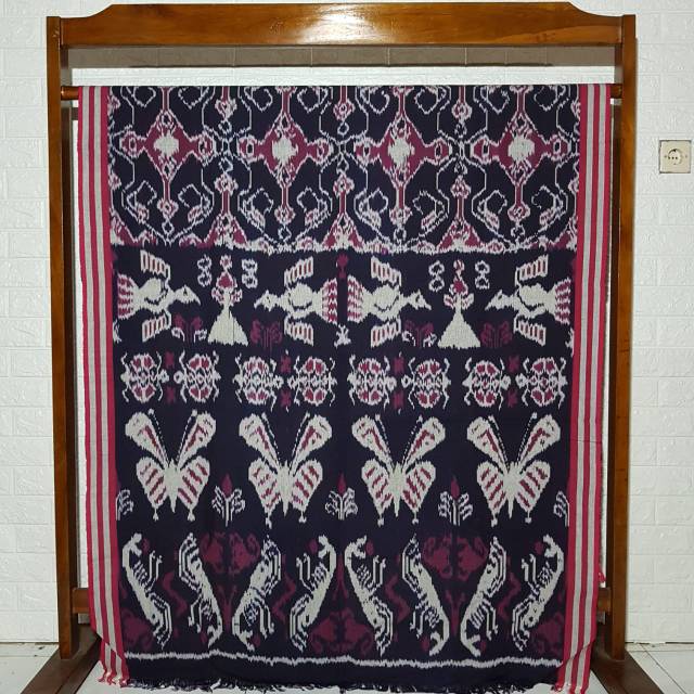 Kain Tenun Ikat Blanket Troso Asli Etnik Batik Nusantara Ambon 09