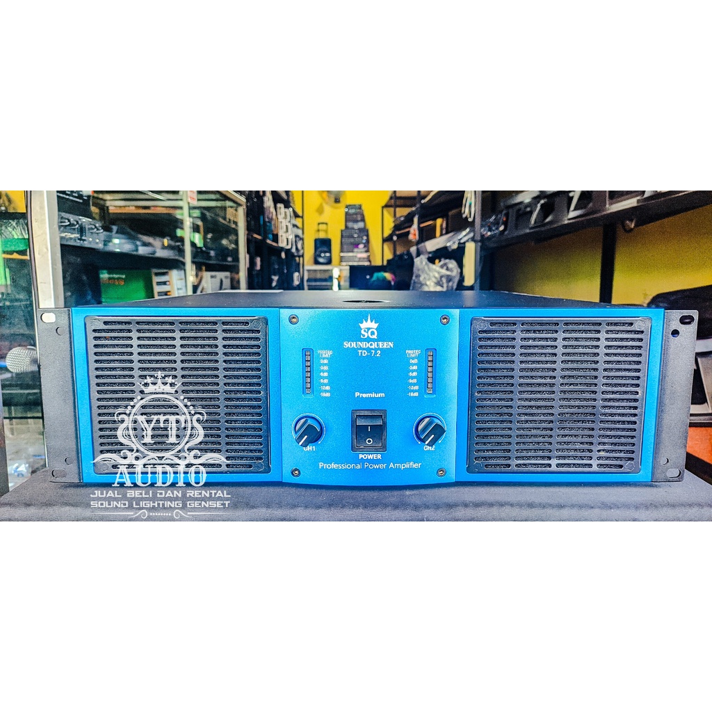 POWER SOUNDQUEEN TD 7.2 Premium Class TD 2X2600WATT ORIGINAL