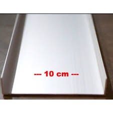 Heatsink alumunium plat U 2x10cm harga per 10cm untuk lampu aquasape