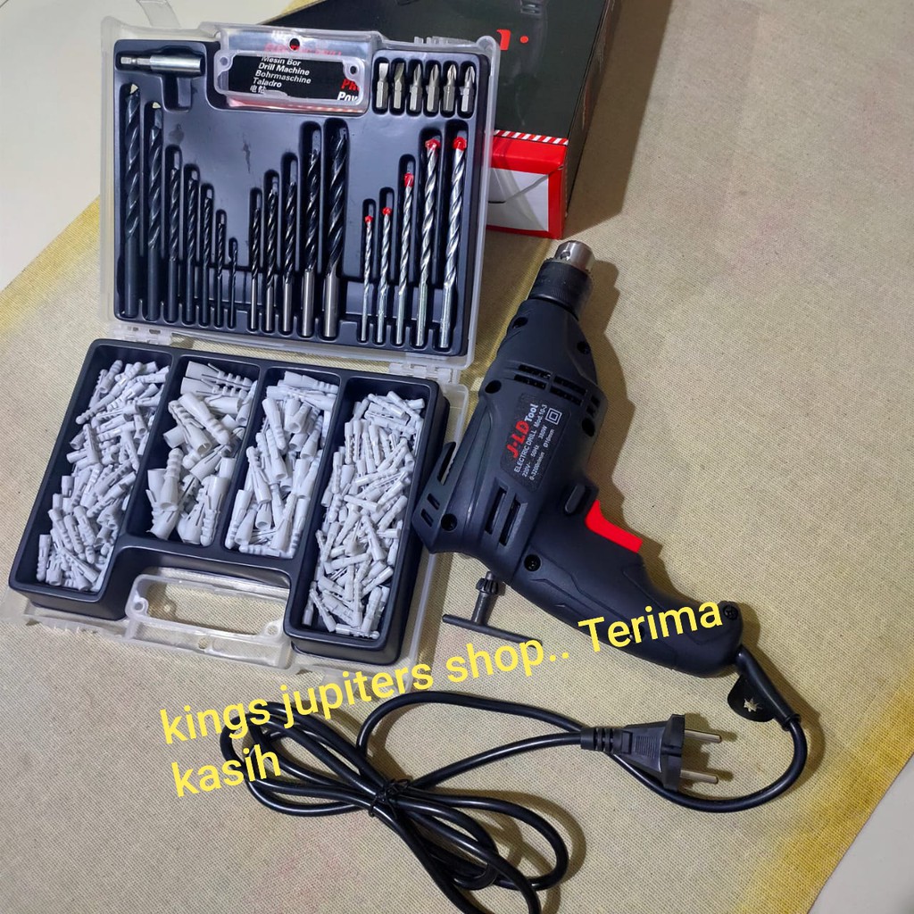 2PC JLD BOR 10MM BESI KAYU + MATA bor BESI KAYU DLL bor 10mm bor besi 10 mm JLD 103