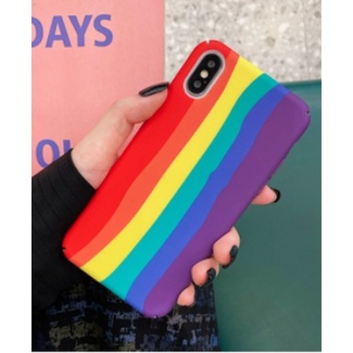 CaseSeller - iPh 11 Pro | 11 | 11 Pro Max | 12 Mini | 12 Pro | 12 Pro M TPU Silicone Macaron Rainbow