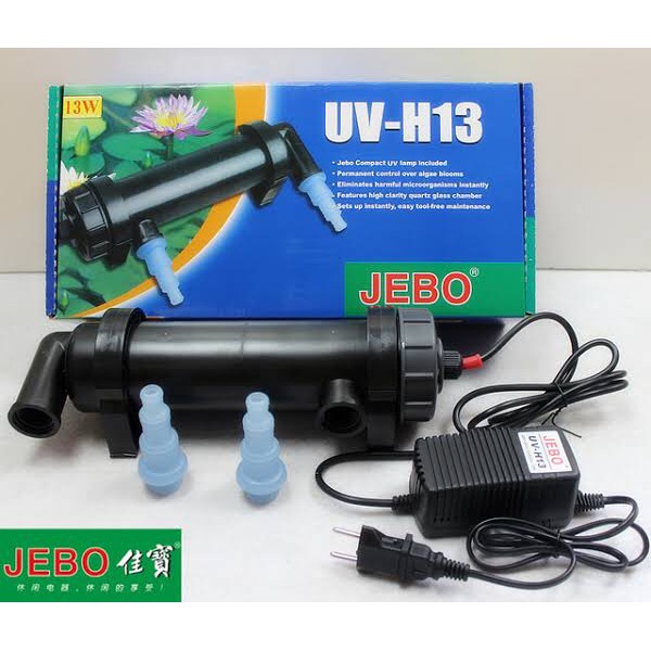 JEBO UV-H13 UV Sterilizer and Clarifier Akuarium