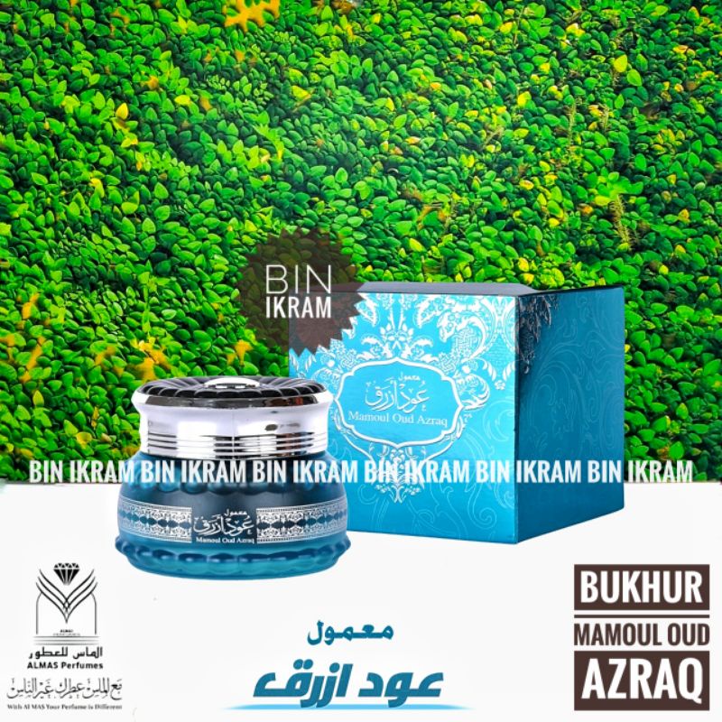 Bukhur Almas Oud Azraq Mamoul Buhur Arab Blue Oud Dupa Mamul Oud Azroq