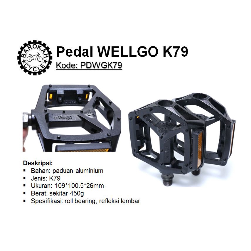 Pedal WELLGO K79