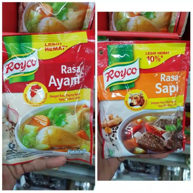 

ROYCO Bumbu Pelezat Serba Guna Rasa Ayam dan Sapi 100gr