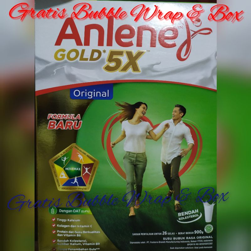 

[Promo Jul] Anlene Gold 5X Original 850 gram susu 50 tahun keatas