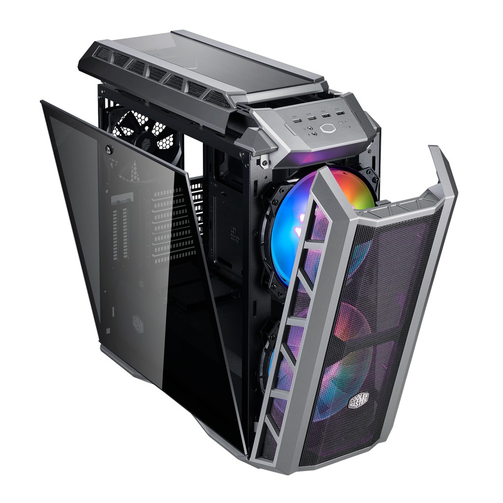 Cooler Master MasterCase H500P Mesh ARGB + 2 Fan ARGB Mid Tower Case