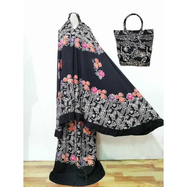 Mukena Batik Encim Jumbo / Batik Cap Pekalongan