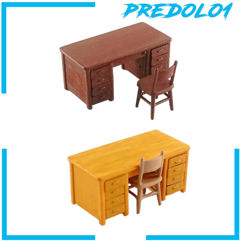 (Predolo1) 2pcs Miniatur Mobil Diorama Skala 1 / 64