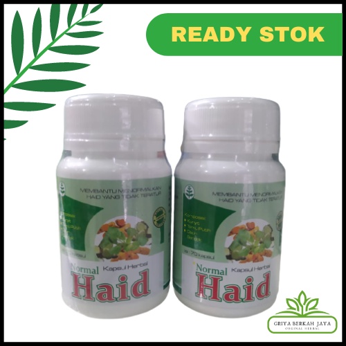 Kapsul Obat Herbal ampuh menormalkan dan melancarkan haid dengan kapsul normal haid alami berkualita