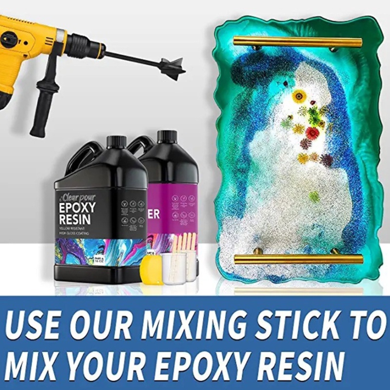 Zzz Alat Pengaduk Epoxy Resin Untuk Bor / Cat