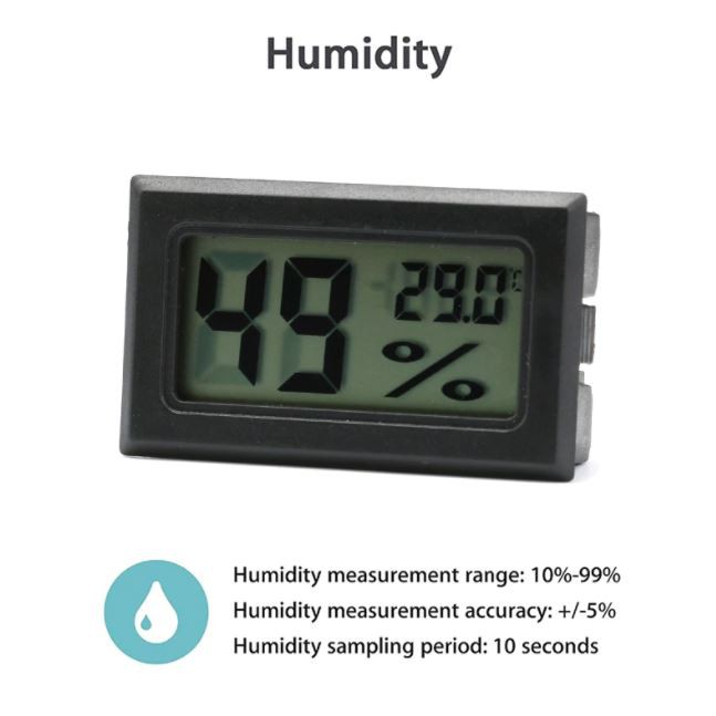 Thermometer Hygrometer Mini LCD Digital Temperature Indoor Convenient Temperature Sensor