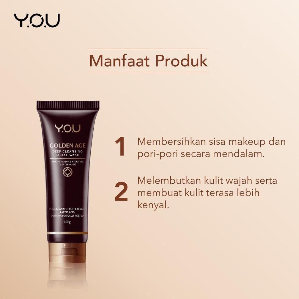 YOU Golden Age Perawatan Lengkap Revitalizing, Essence, Illuminating, Energizing, Serum,Facial Wash