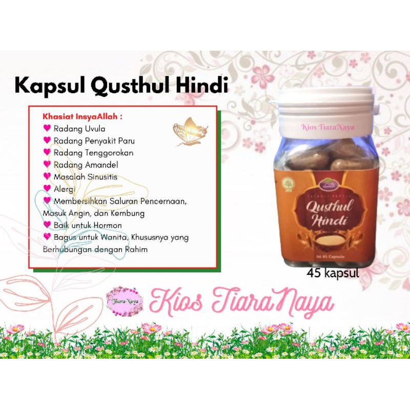 Kapsul Qusthul Hindi Wh Herbal Terapi Anti Virus Covid Corona Indonesia