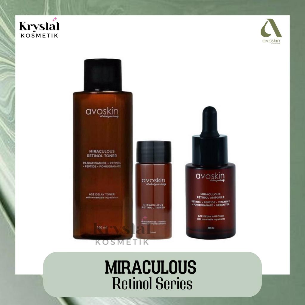 Avoskin Miraculous Retinol Series | Avoskin Miraculous Retinol Ampoule 30ml / Avoskin Miraculous Ret