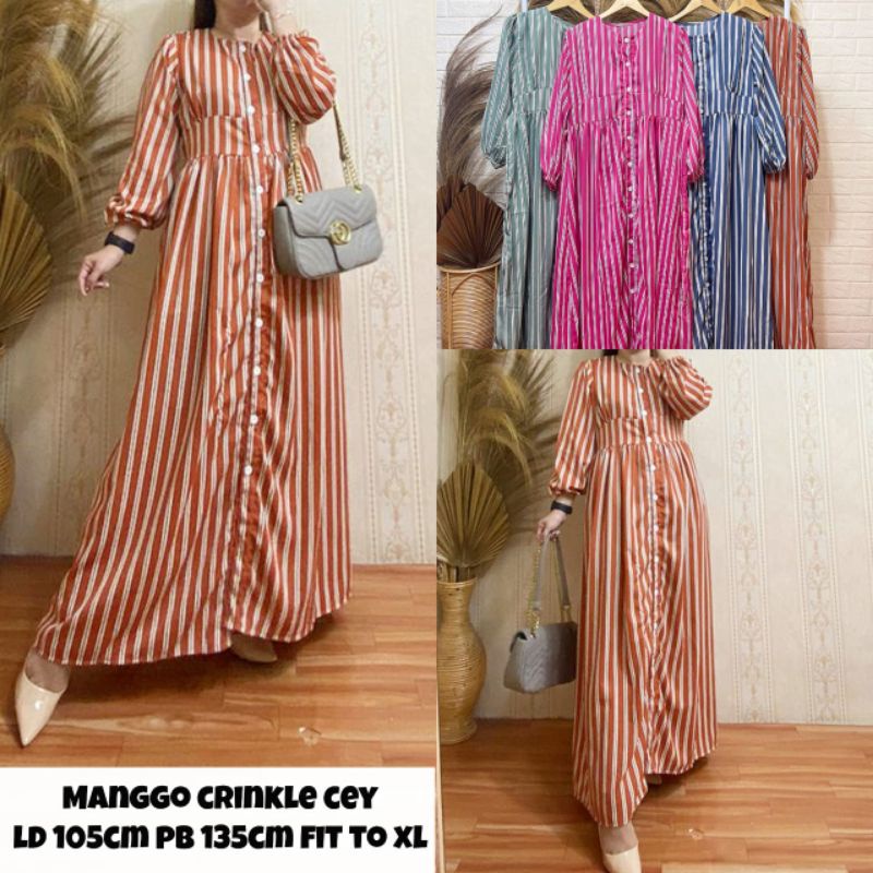 GAMIS LESTI CRINCLE SALUR BUSUI FELIOR