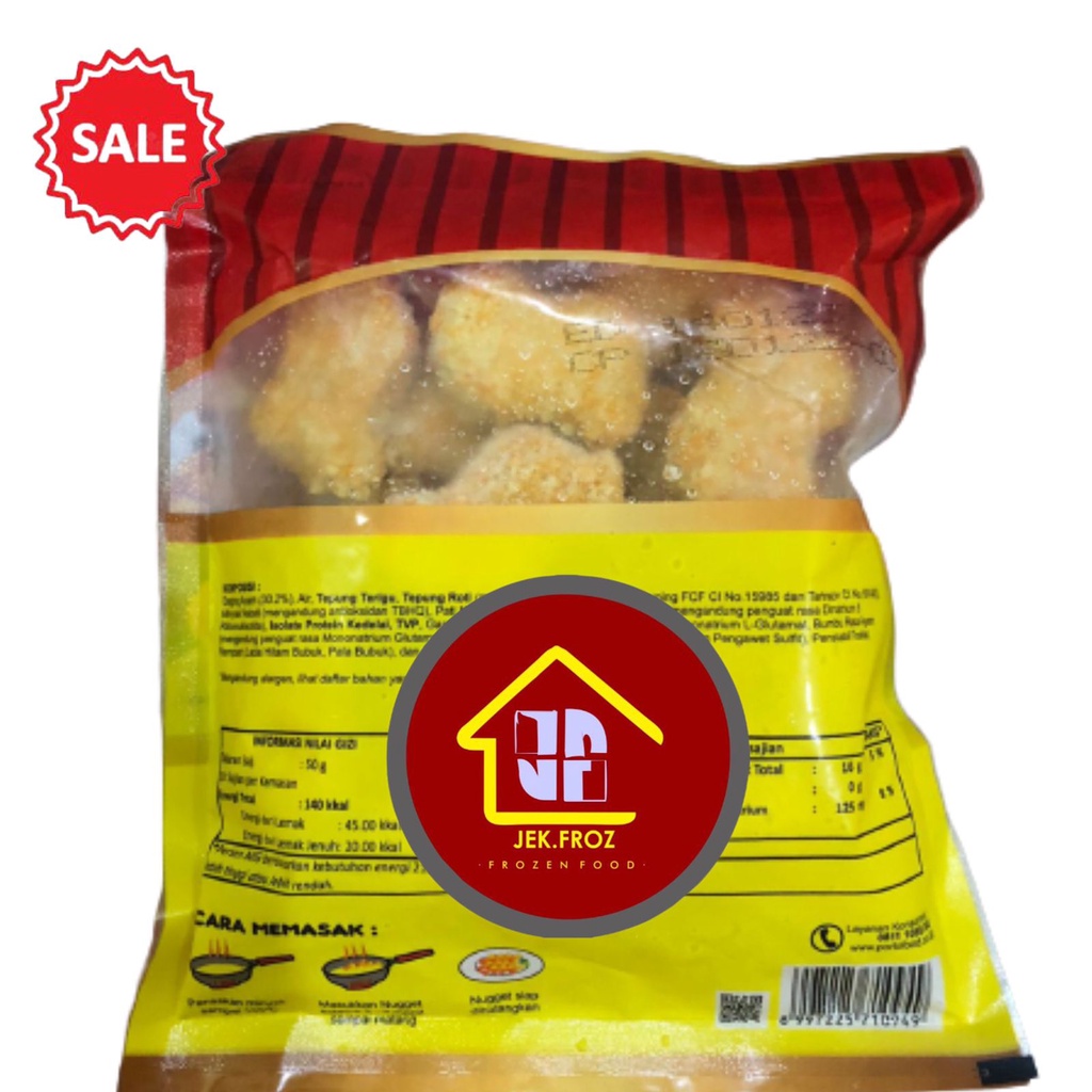 

bartoz nugget chicken naget ayam bartoz 500gr