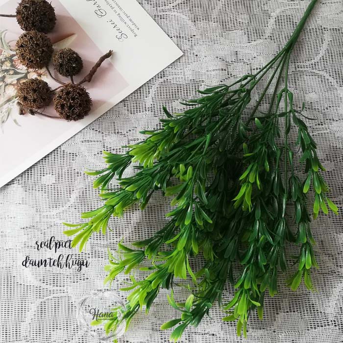 Daun Teh Artificial Daun Rumput Hijau Daun Plastik Shopee Indonesia