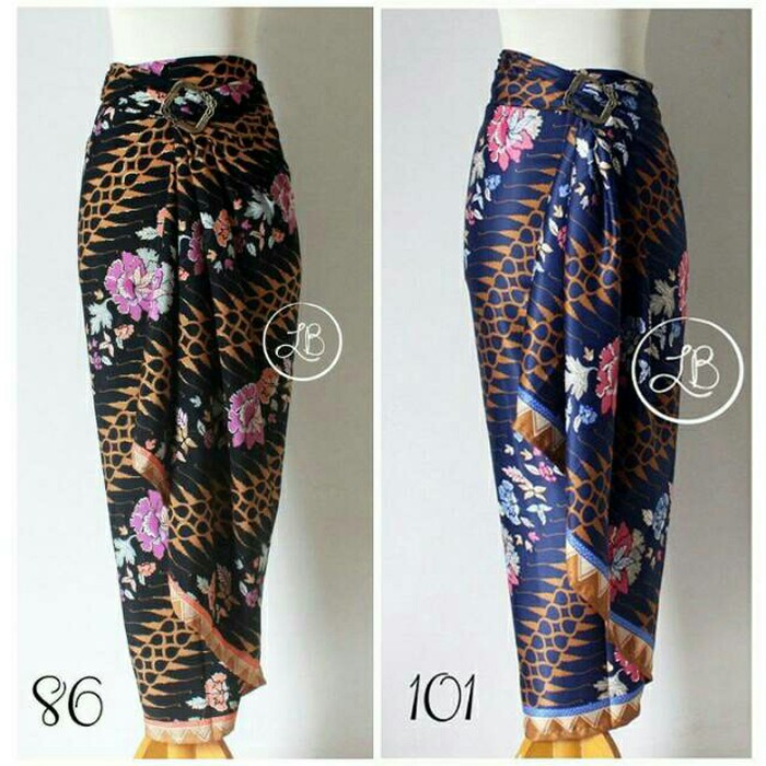 DRESS BATIK rok lilit kebaya/ rok wisuda/bawahan kebaya - Hitam  IWAZAH OFFICE