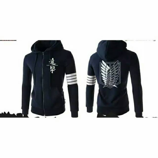 jaket anime attack on titan aot  snk 4 strip