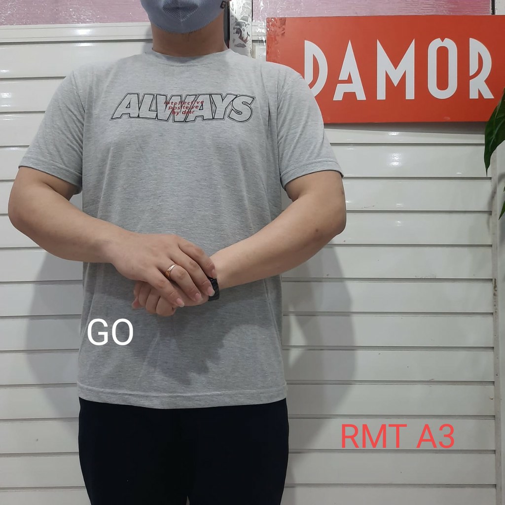 gos A1 DAMOR (CRESSIDA) M Reguler Misty Kaos Oblong Baju T-Shirt Kaos Distro Dakwah Kaos Pria