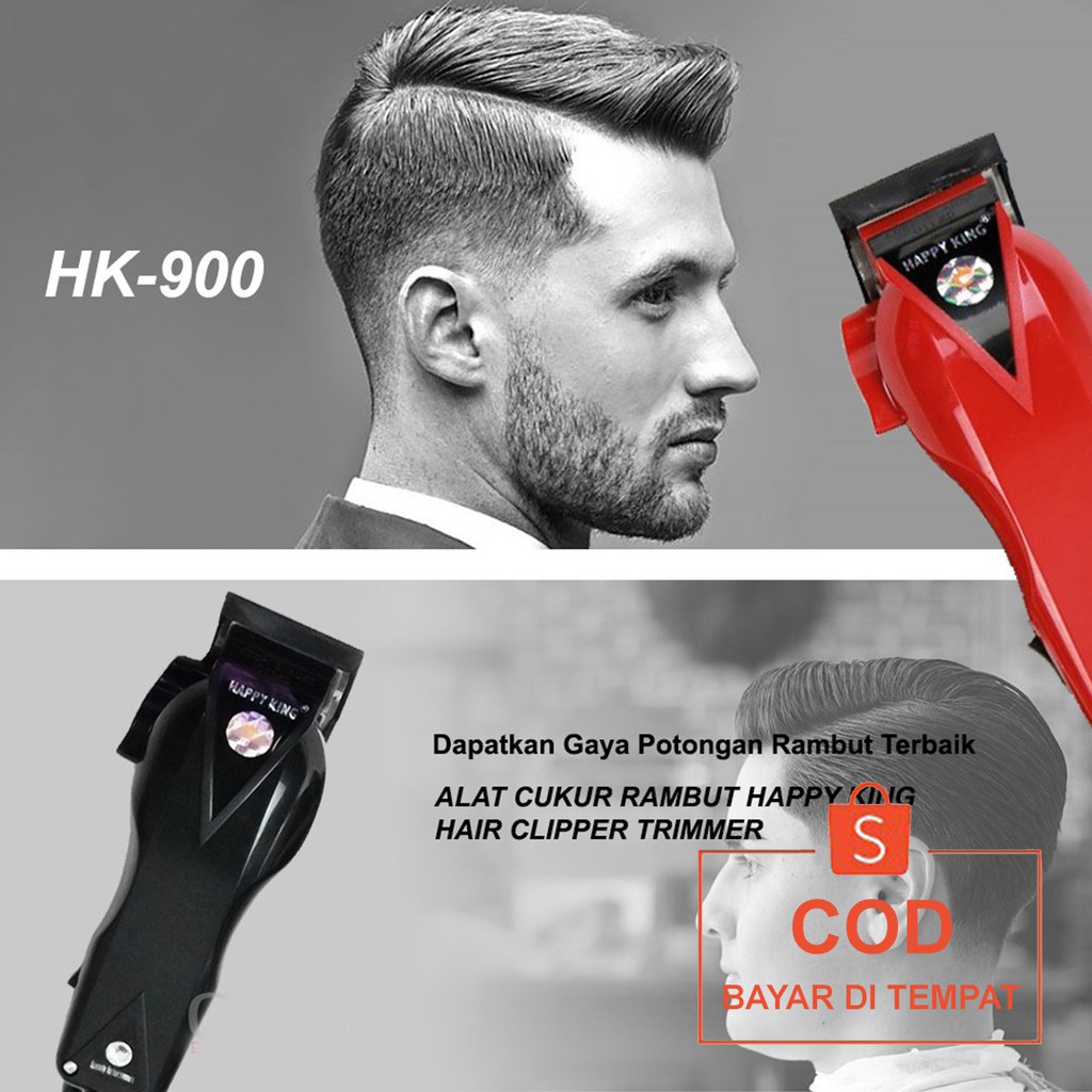 ✅COD Mesin Alat Cukur Rambut Jenggot Kumis Elektrik Proclipper Happy King HK-90 Original