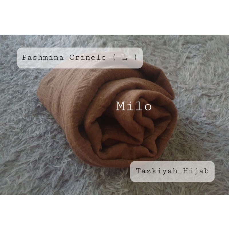 Pashmina Crinkle Shawl-Milo**(L)