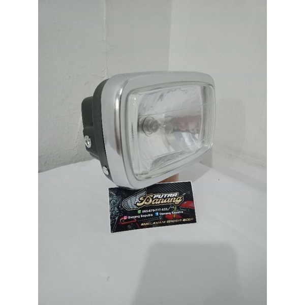 Reflektor Lampu Depan Honda Win100 Tua Old Repro Mirip Original Headlamp Win100