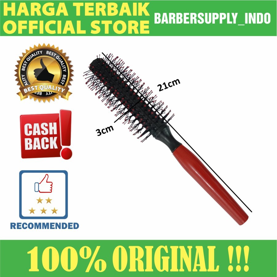 Quiff Roller Brush / Sisir Quiff Roll / Sisir Styling