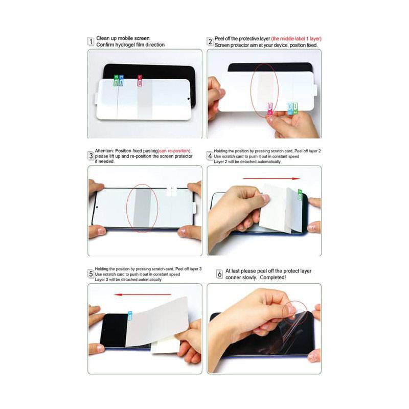 Hydrogel Anti Gores Screen Guard Screen Protector Anti Shock Iphone Xiaomi Vivo Samsung etc DST1680