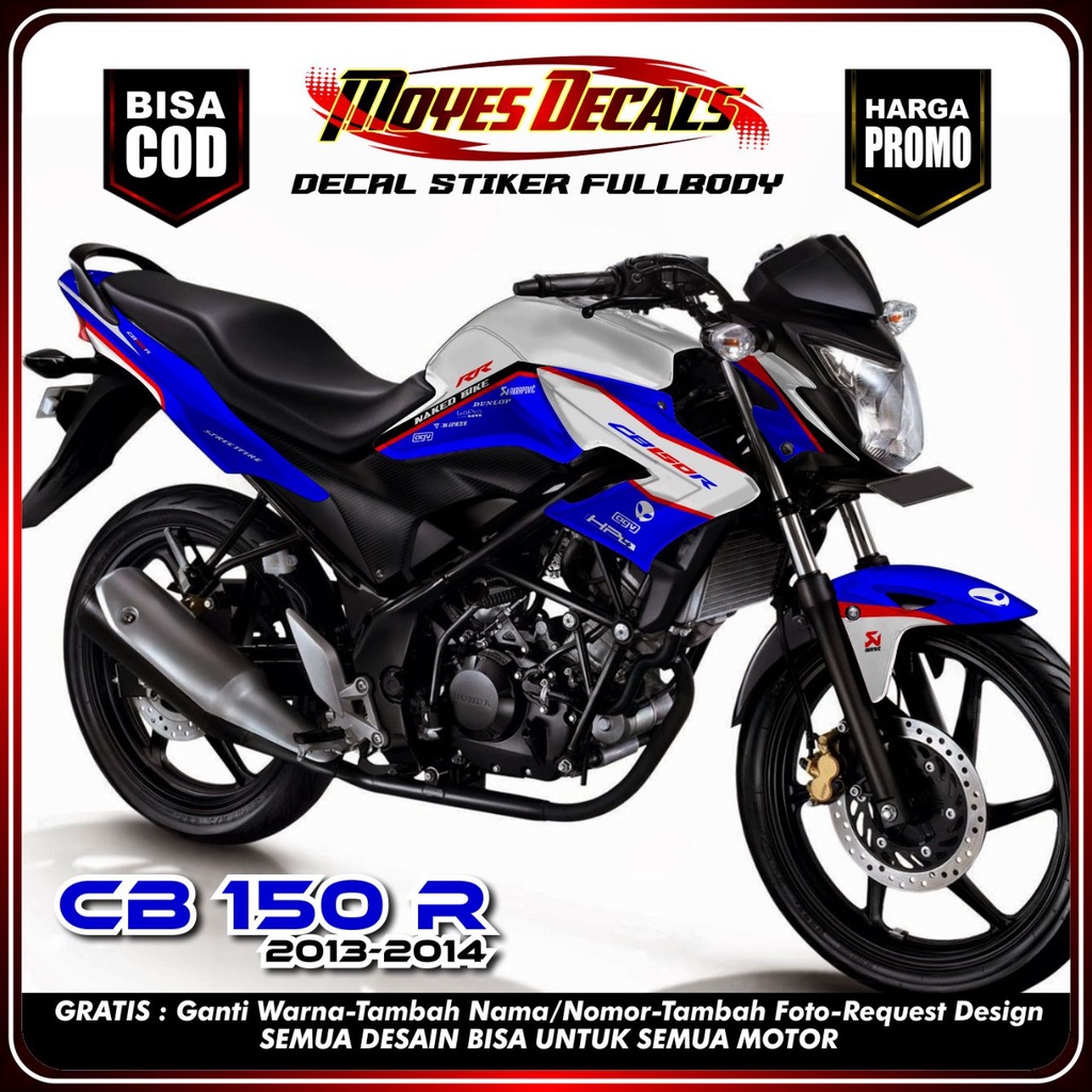 Decal Cb150r Old Full Body Motif Racing