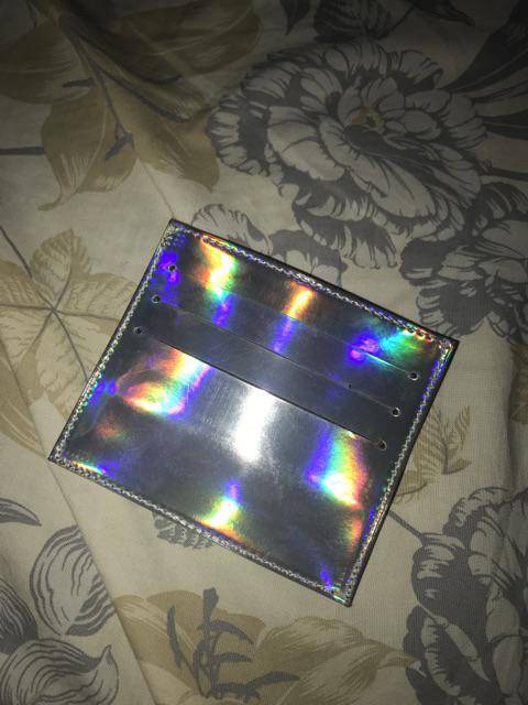 DOMPET KARTU/CARD HOLDER HOLOGRAM SILVER 6 SLOT KARTU + 1 SLOT MONEY