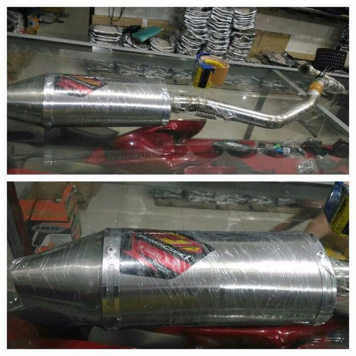 AKSESORIS MOTOR BARU knalpot klx 150 gp7