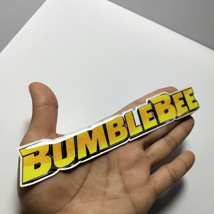 

stiker bumblebee besar timbul