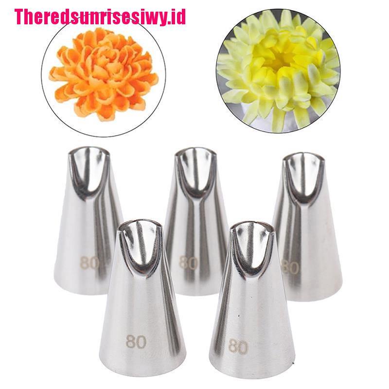 (Theredsunrisesiwy.Id) # 80 Nozzle Icing Piping Untuk Dekorasi Kue / Pastry