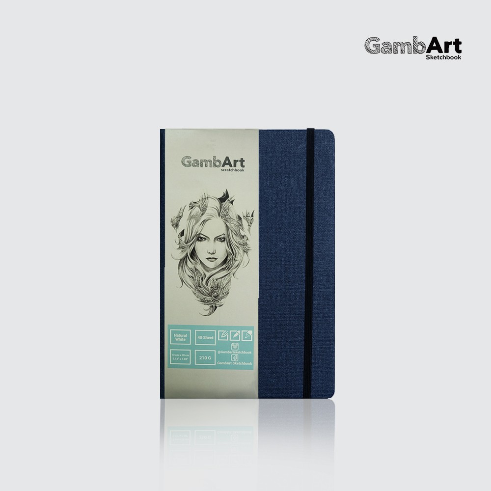 

GambArt Scratchbook Denim