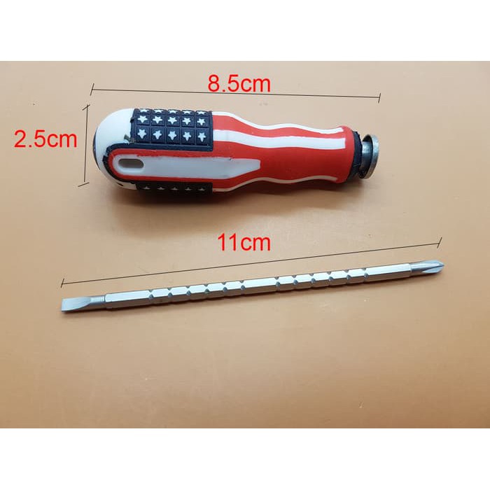 Obeng Bolak Balik Model American Wtih Magnet