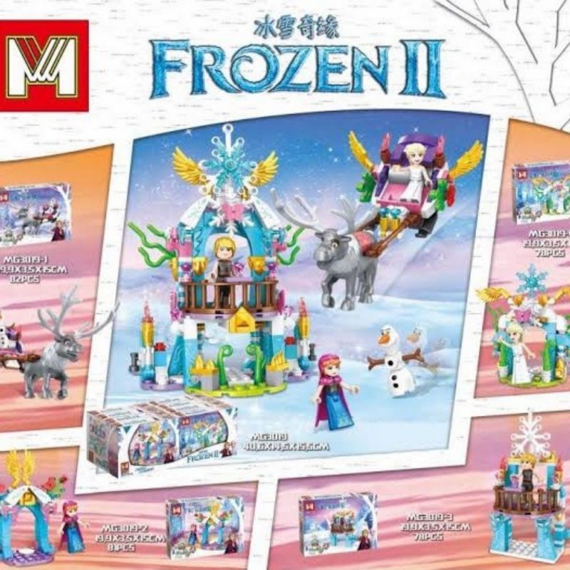 Lego Block Frozen 4 in 1 The Snow Party