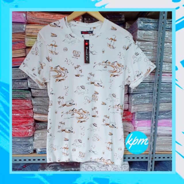  KAOS  COWOK  LENGAN PENDEK FULLPRINT KAOS  PRIA  MOTIF TANGAN  