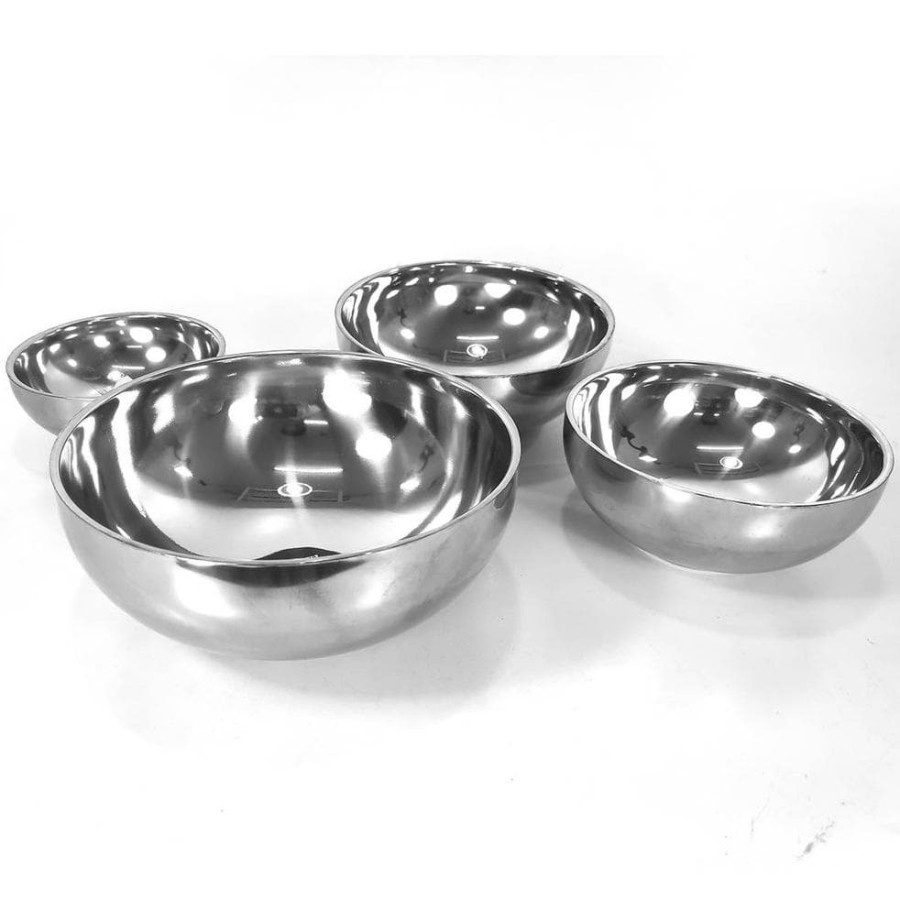 FUTAKO  Mangkok Korea Stainless Tebal Mangkuk Double Wall Bowl