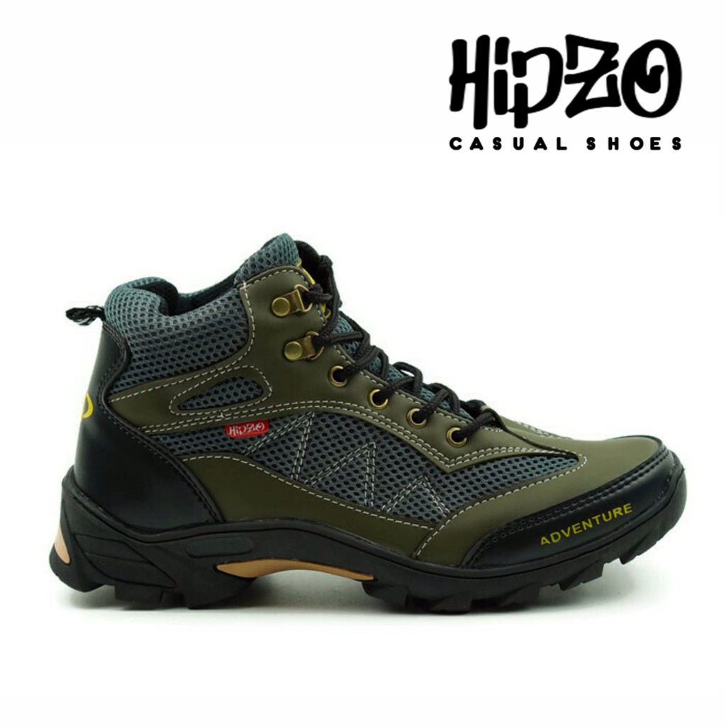 Sepatu Pria Original 100% Hipzo M 032 Pria boots Original Kasual Casual Boots kulit hiking Gunung-2