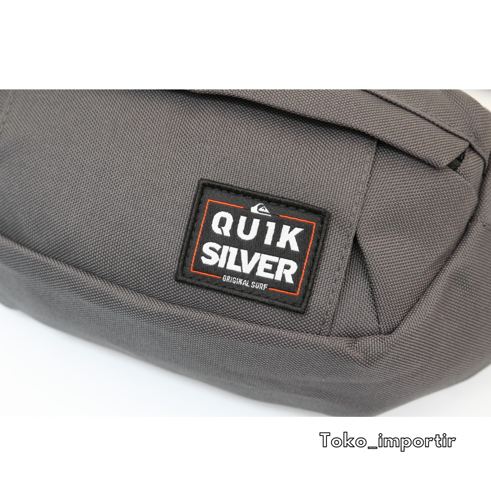 Waistbag Quiksilver Waterproof Import Mirror Original Tas pinggang Pria Anti Air