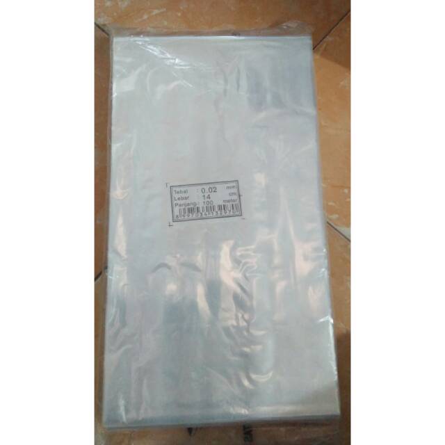 

Plastik PP Roll Tebal 0.02 Mic Lebar 14 cm