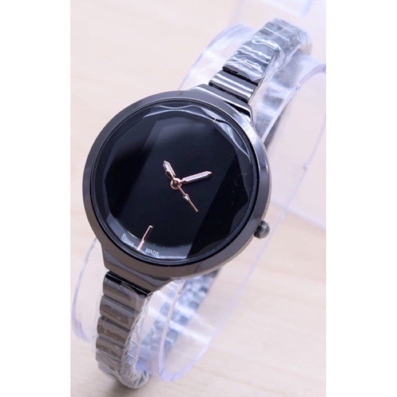 BAJ Jam Tangan Wanita Analog  Rantai Belimbing Casual Couple Pria Murah IMPORT Premium CM006